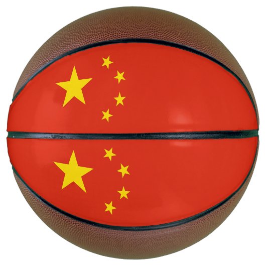 Volledig Basketball met vlag van China Mini Basketbal (Voorkant)