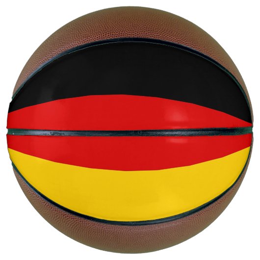 Volledig Basketball met vlag van Duitsland Basketbal (Voorkant)