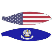 Volledig Basketball met vlag van Louisiana, VS Mini Basketbal (Panelen)