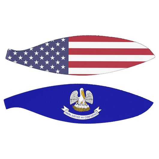 Volledig Basketball met vlag van Louisiana, VS Mini Basketbal (Panelen)