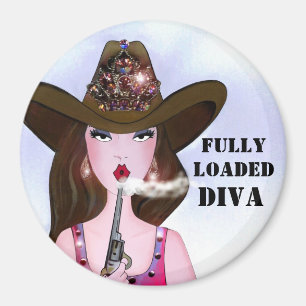 VOLLEDIG BELASTE DIVA Magnet Magneet