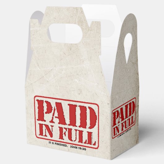Volledig betaald bedankdoosjes (Geopend)