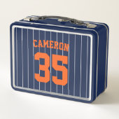 Volledig bewerkbare kleuren Baseball Jersey Stripe (Achterkant)