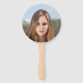 Volledig bewerkbare kleuren Baseball Jersey Stripe Handwaaier (Achterkant)