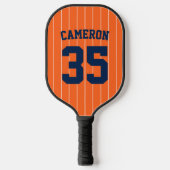 Volledig bewerkbare kleuren Baseball Jersey Stripe Pickleball Paddle (Voorkant)