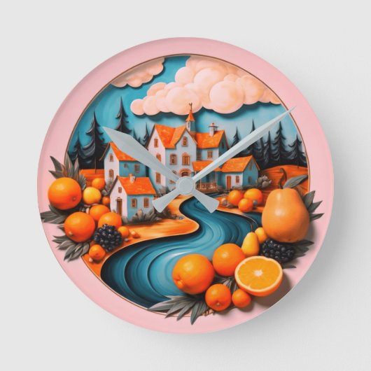 Volledig Bord Ronde Klok (Voorkant)