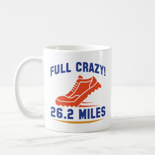 Volledig Crazy 26,2 Mijl Koffiemok