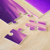 Volledig Fantasy Paars en Violet Fun Universe Legpuzzel (Zijkant)