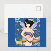 Volledig-figuur Fairy Goddess Thunder_Cove Briefkaart (Voorkant / Achterkant)