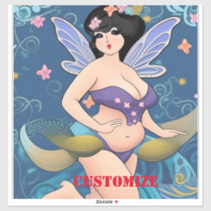 Volledig-figuur Fairy Goddess Thunder_Cove Sticker