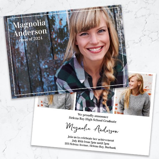 Volledig foto Afstuderen Aankondiging