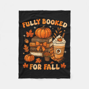 Volledig geboekt voor Herfst Boeken Pompoen Herfst Fleece Deken