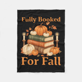 Volledig geboekt voor Herfst Boeken Pompoen Herfst Fleece Deken