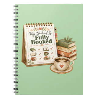 Volledig Geboekt Weekend Lezer Spiraal Notebook Notitieboek