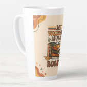 Volledig geboekte weekend design latte mok (Linkerhoek)