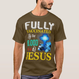 Volledig gevaccineerd door het Christelijk van Jez T-shirt