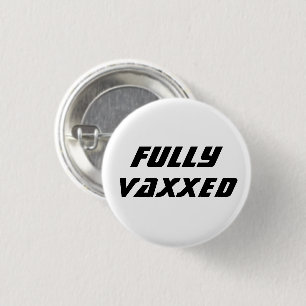 Volledig gevaccineerd gevaccineerd gecodeerd, mode ronde button 3,2 cm