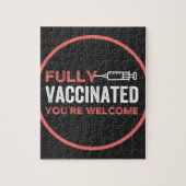 volledig gevaccineerd, gevaccineerd, vaccin, IT-en Legpuzzel (Verticaal)