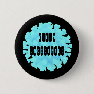 Volledig gevaccineerd tegen Covid 19 Button