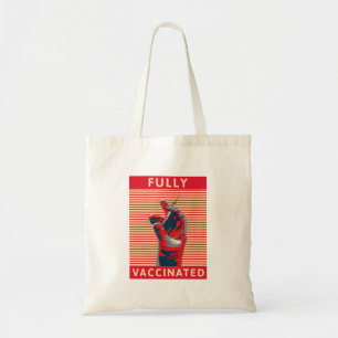 Volledig gevaccineerd tote bag