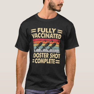 Volledig gevaccineerde boostershot Complete Retro T-shirt