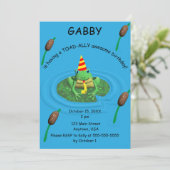 Volledig Geweldig Feest Uitnodiging (Staand voorkant)