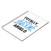 Volledig Geweldige Abuelo Tshirts en geschenken Notitieboek (Linkerzijde)