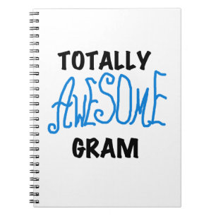 Volledig Geweldige Gram Blue Gifts Notitieboek