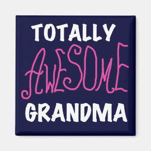 Volledig Geweldige Grandma Pink T-shirts en cadeau Magneet