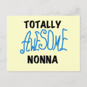 Volledig Geweldige Nonna Blue T-shirts en geschenk Briefkaart (Voorkant)