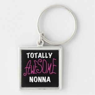 Volledig Geweldige Nonna Pink T-shirts en geschenk Sleutelhanger