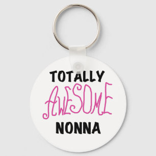 Volledig Geweldige Nonna Pink T-shirts en geschenk Sleutelhanger