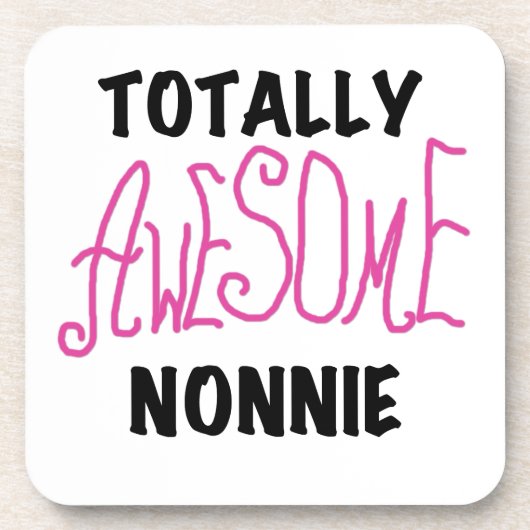 Volledig Geweldige nonnie Pink Tshirts en cadeautj Bier Onderzetter (Voorkant)