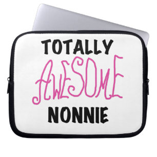 Volledig Geweldige nonnie Pink Tshirts en cadeautj Laptop Sleeve