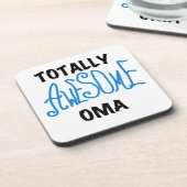 Volledig Geweldige Oma Blue T-shirts en geschenken Bier Onderzetter (Linkerzijde)