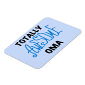 Volledig Geweldige Oma Blue T-shirts en geschenken Magneet (Linkerzijde)