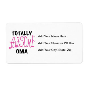 Volledig Geweldige Oma Pink T-shirts en geschenken Etiket
