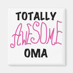 Volledig Geweldige Oma Pink T-shirts en geschenken Magneet