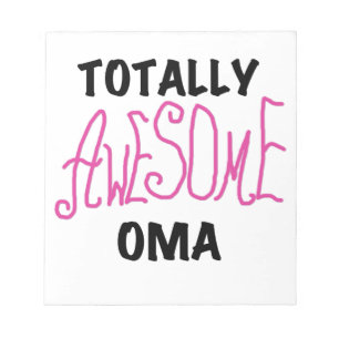 Volledig Geweldige Oma Pink T-shirts en geschenken Notitieblok
