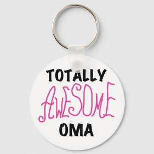 Volledig Geweldige Oma Pink T-shirts en geschenken Sleutelhanger