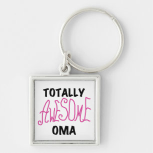 Volledig Geweldige Oma Roze T-shirts en cadeautjes Sleutelhanger