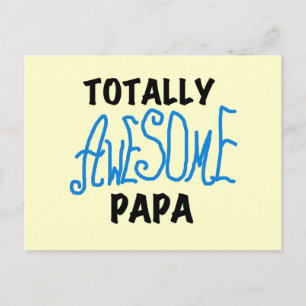 Volledig Geweldige Papa T-shirts en cadeautjes Briefkaart