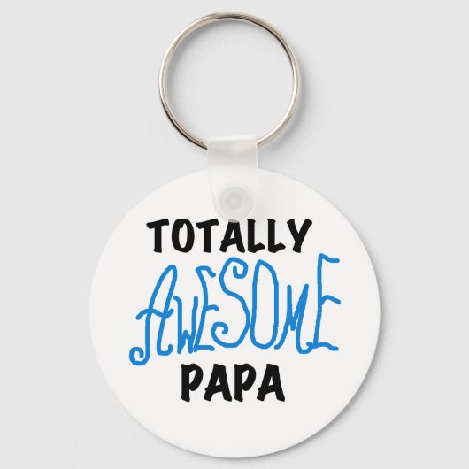 Volledig Geweldige Papa T-shirts en cadeautjes Sleutelhanger (Voorkant)