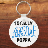 Volledig Geweldige Poppa Tshirts en cadeautjes Sleutelhanger (Voorkant)