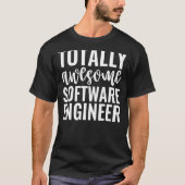 Volledig Geweldige software engineer T-shirt (Voorkant)