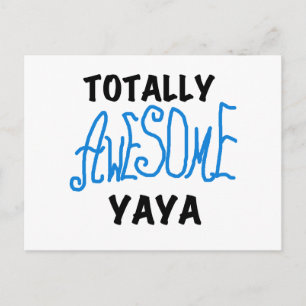 Volledig Geweldige Yaya T-shirts en geschenken Briefkaart