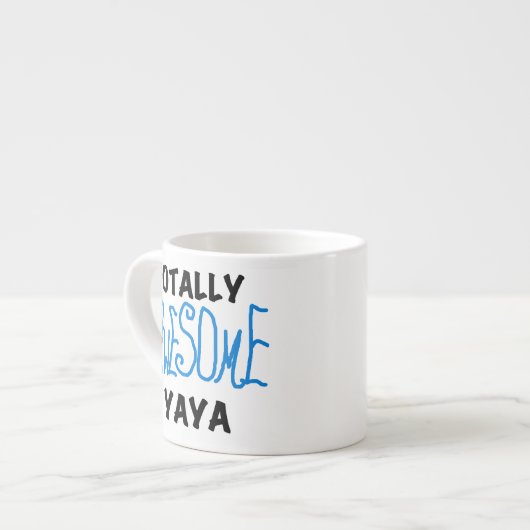 Volledig Geweldige Yaya T-shirts en geschenken Espresso Kop (Voorkant links)