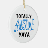 Volledig Geweldige Yaya T-shirts en geschenken Keramisch Ornament (Rechts)