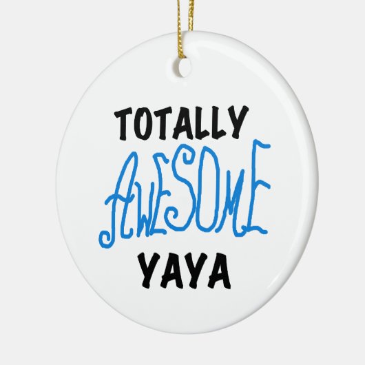 Volledig Geweldige Yaya T-shirts en geschenken Keramisch Ornament (Links)