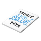 Volledig Geweldige Yaya T-shirts en geschenken Notitieblok (Gedraaid)